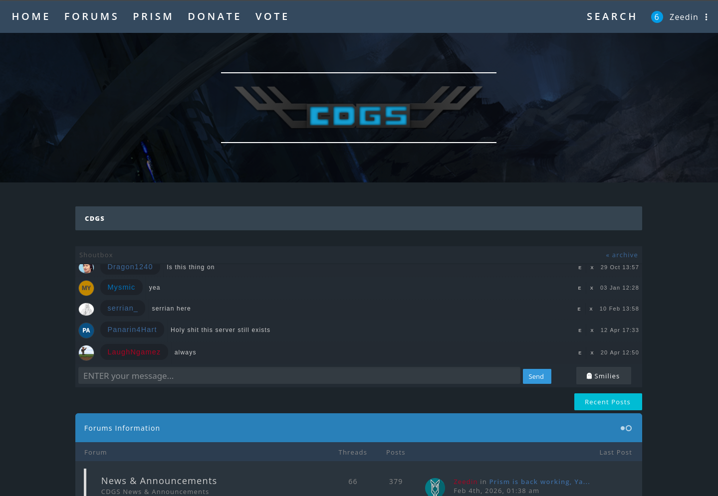 CDGS Forums Thumbnail